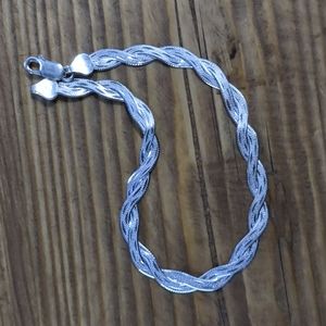 Sterling Silver Bracelet/Anklet *NEW* $95